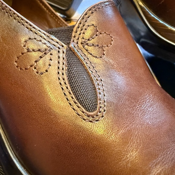 Dansko Brown Leather "Beth" Mules Clogs Shoes Size 37 EU or Size 7 US 7.5 - Picture 11 of 13